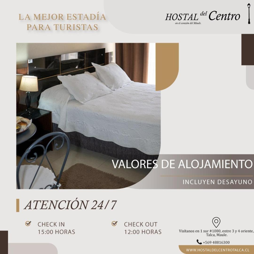 Hostal Del Centro Talca 塔尔卡 外观 照片